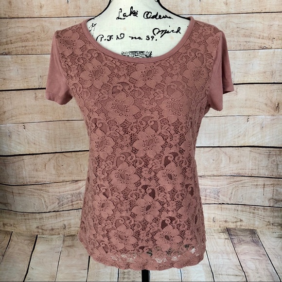 Ann Taylor LOFT Tops - Ann Taylor LOFT Soft Pink Short Sleeve Dressy Top